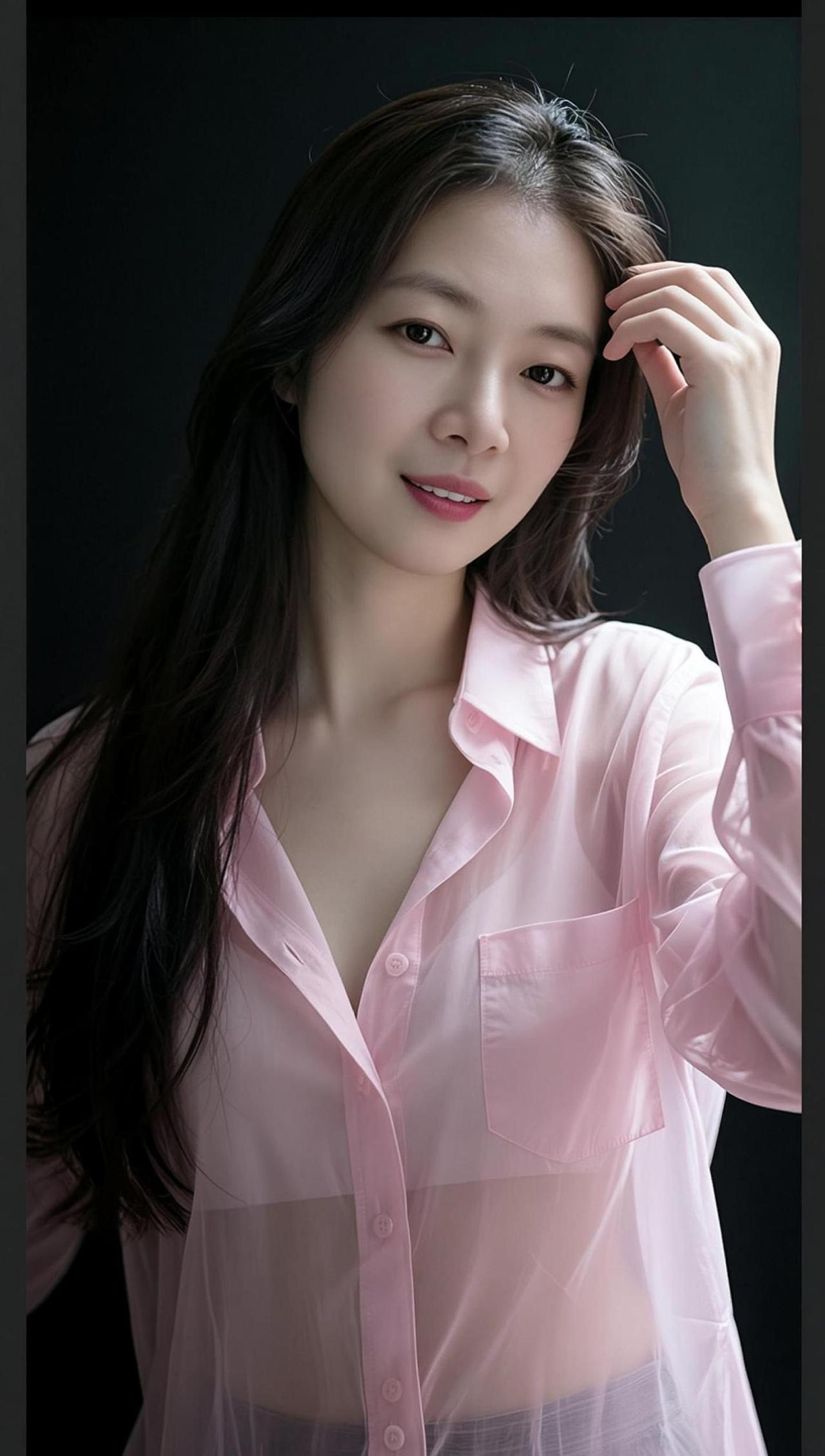 AI粉衫氛围感写真 时尚写真抖音玩法合伙人计划日常分享