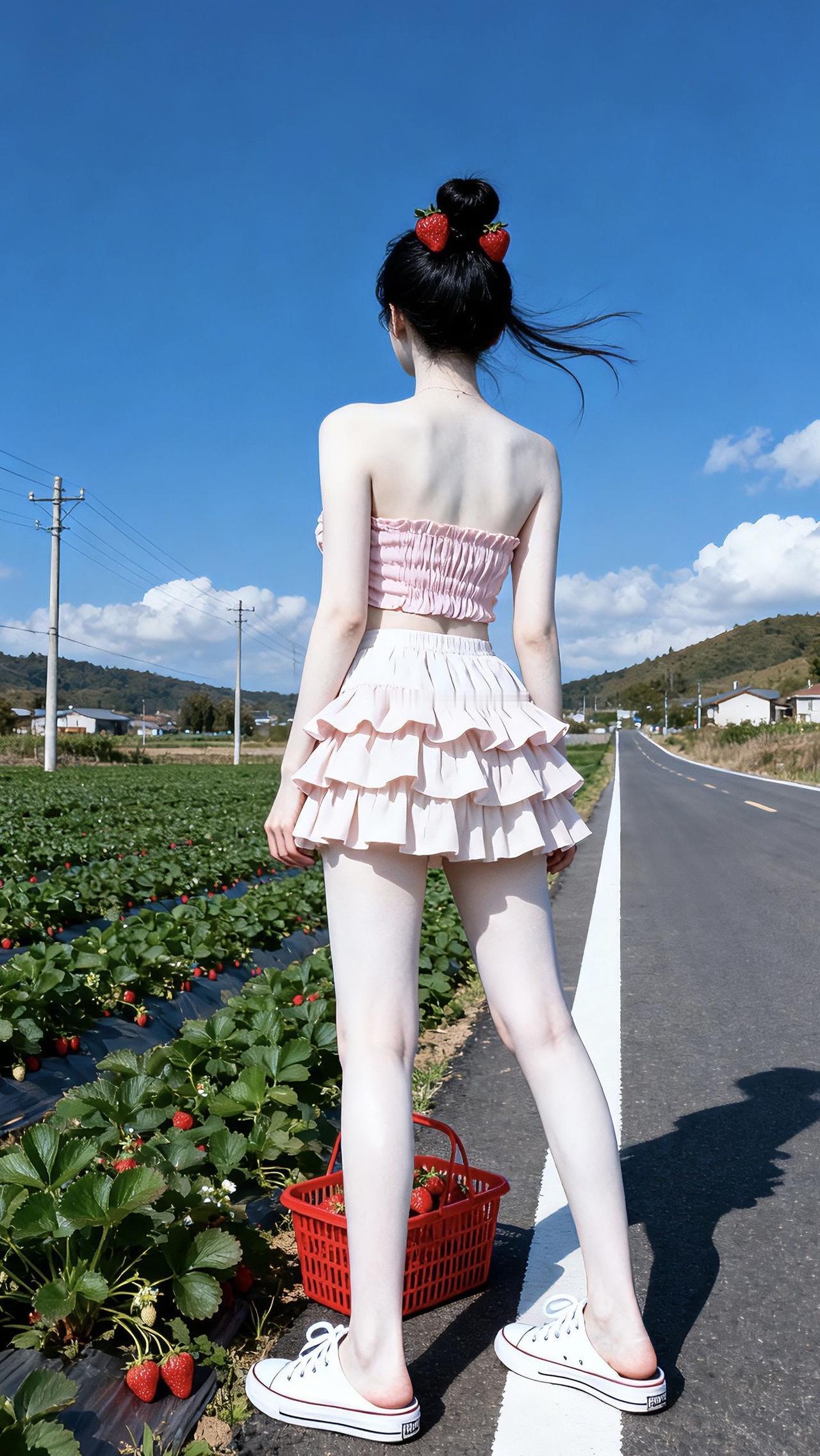 摘草莓真是一件超有趣的事！之前去重庆黔江中塘镇胜利村的草莓基地，那叫一个热闹。走