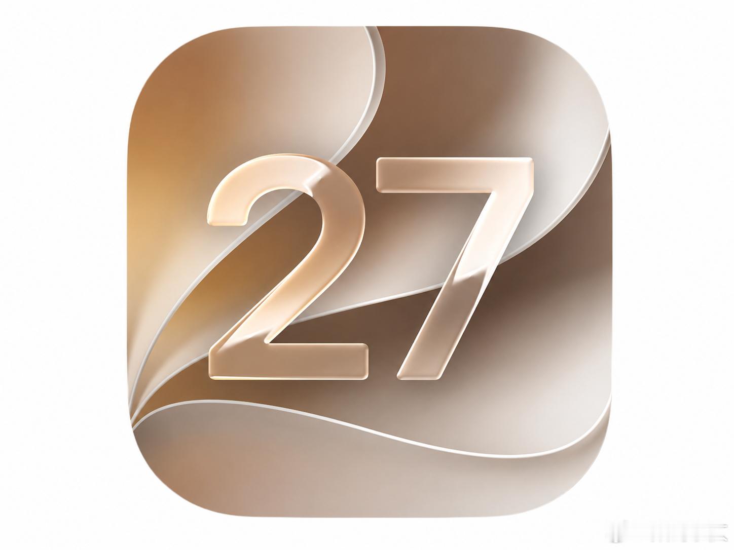 iOS27 beta6于1点19分推送更新，我收到大小:1.24G刷版本号来的 