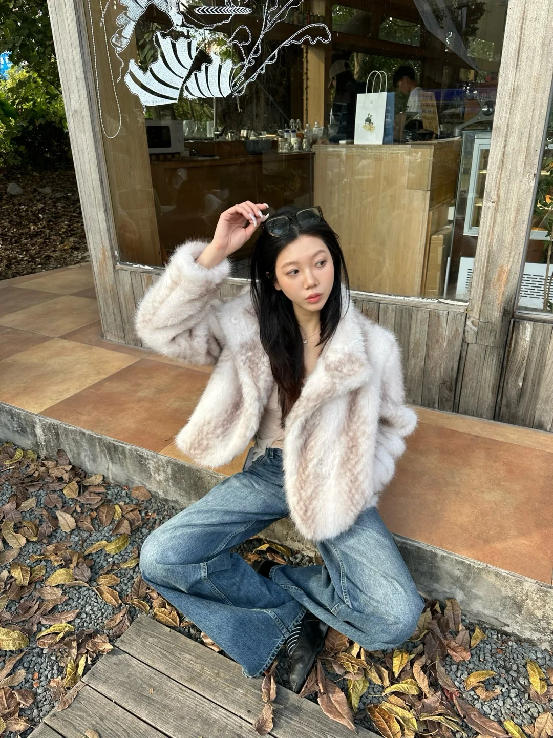 Casual fur ootd