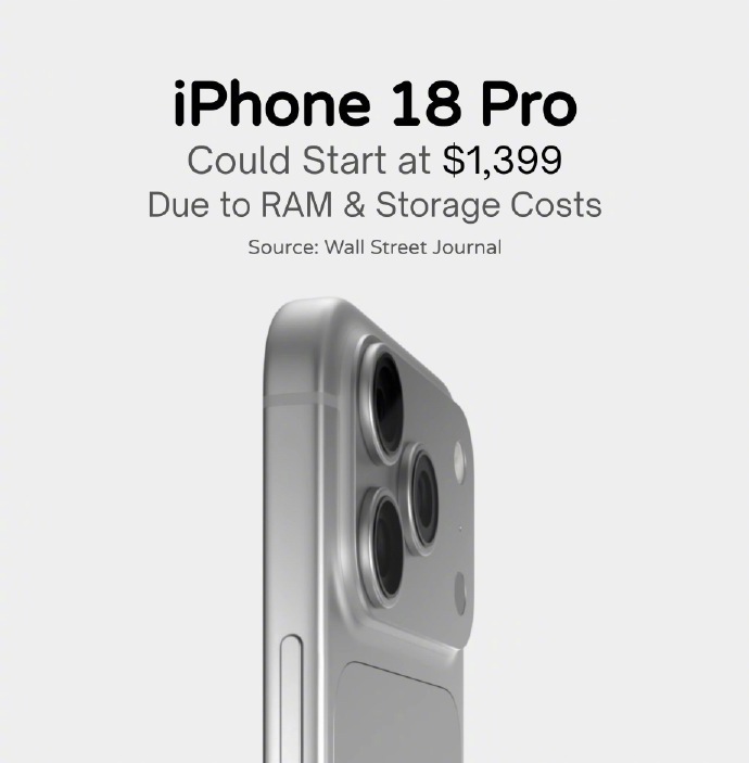 iPhone18Pro或温和涨价 涨价倒也情有可原 只是温和涨价这种说法有点多余