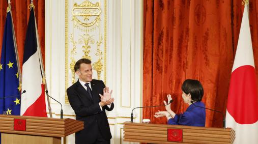 当着高市早苗的面，马克龙承诺：不邀请中国参加G7峰会

据法国国际广播电台4月1