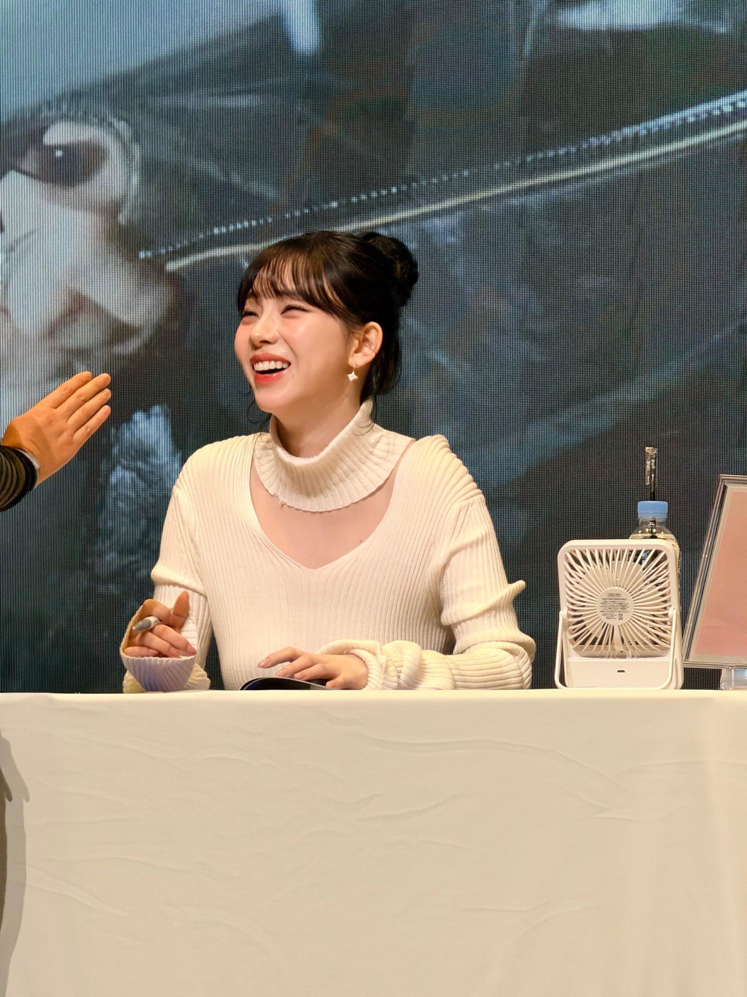 aespa 今日线下签售会生图状态如何？柳智敏/giselle /金玟庭/宁艺卓