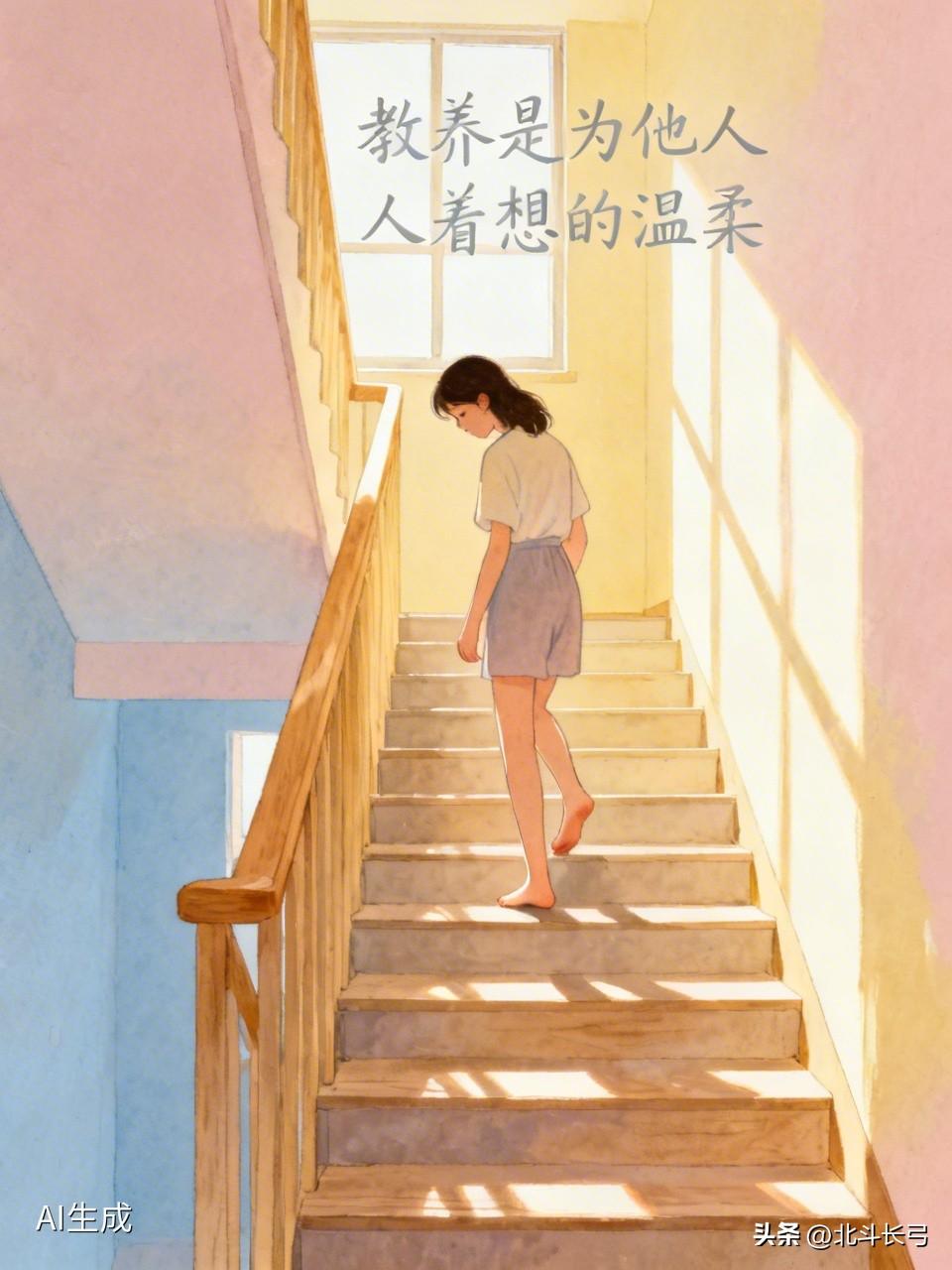 什么是教养？
有个女孩读初中，住寄宿学校，妈妈每周都会去看她。
 
一天午休，妈