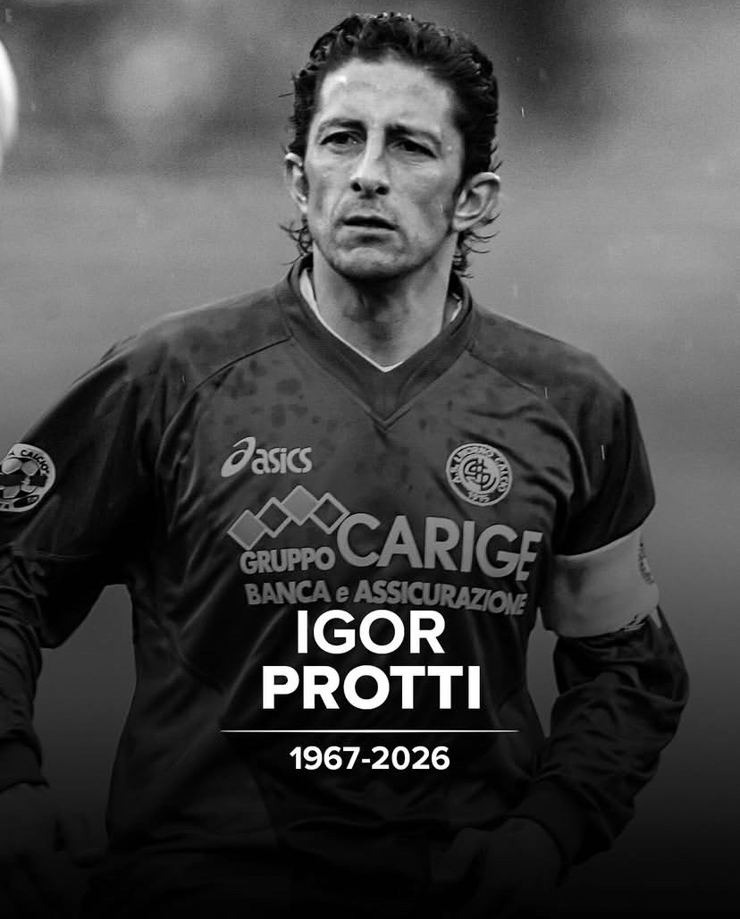 前意甲金靴得主普樸堤（Igor Protti）去世，享年58歲呢位昔日效力過：利