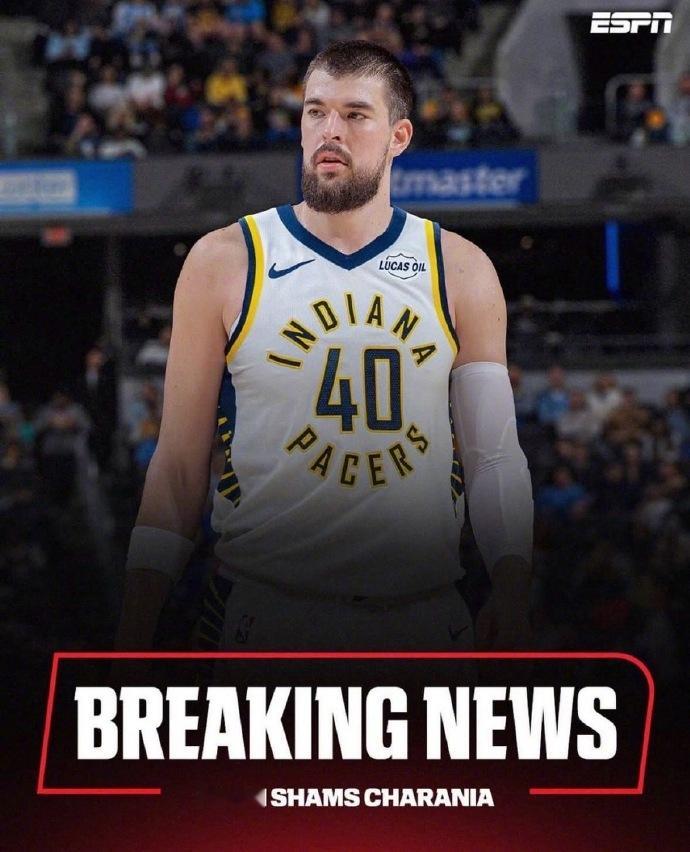 祖巴茨加盟步行者 NBA交易截止日 名记Shams报道，祖巴茨、科比·布朗被快船