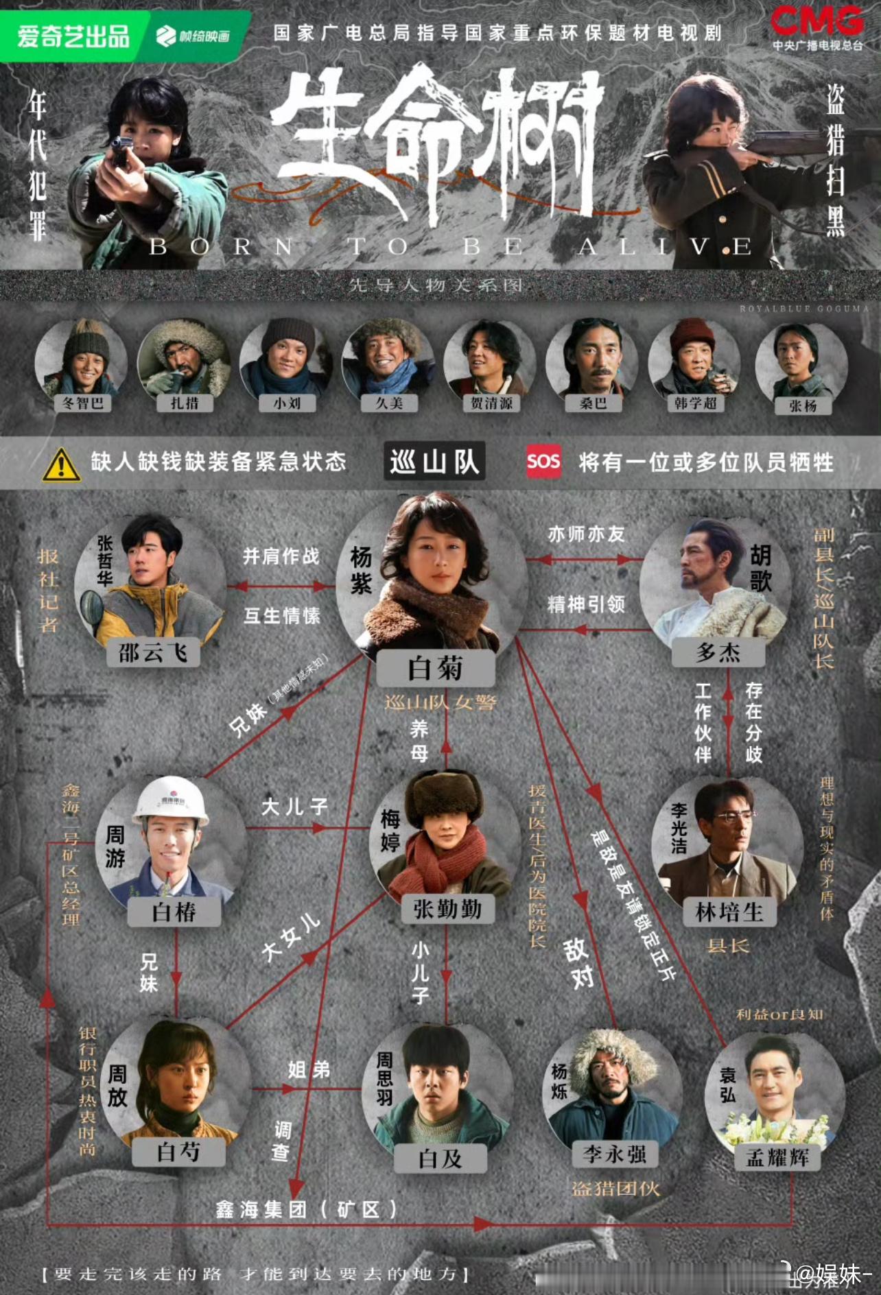 杨紫粉丝做的生命树海报，创意永无止境，收视赢面很大，大概率CVB史冠 