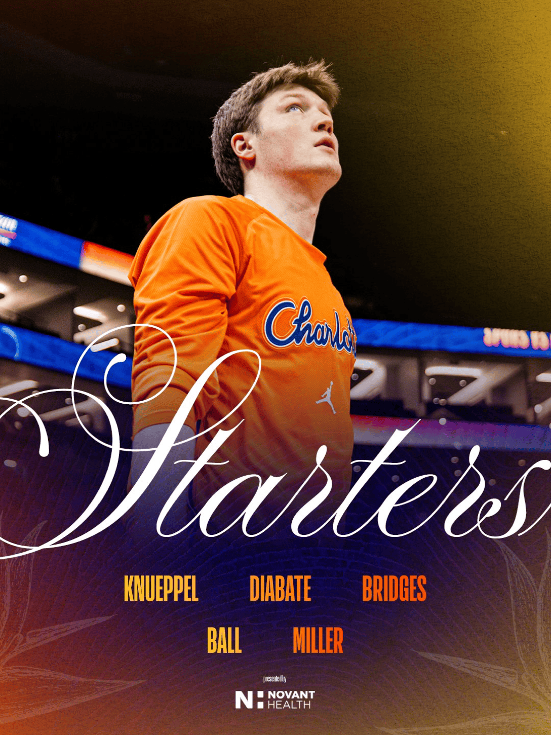 黄蜂首发：克尼普尔、鲍尔、米勒、布里奇斯、迪亚巴特