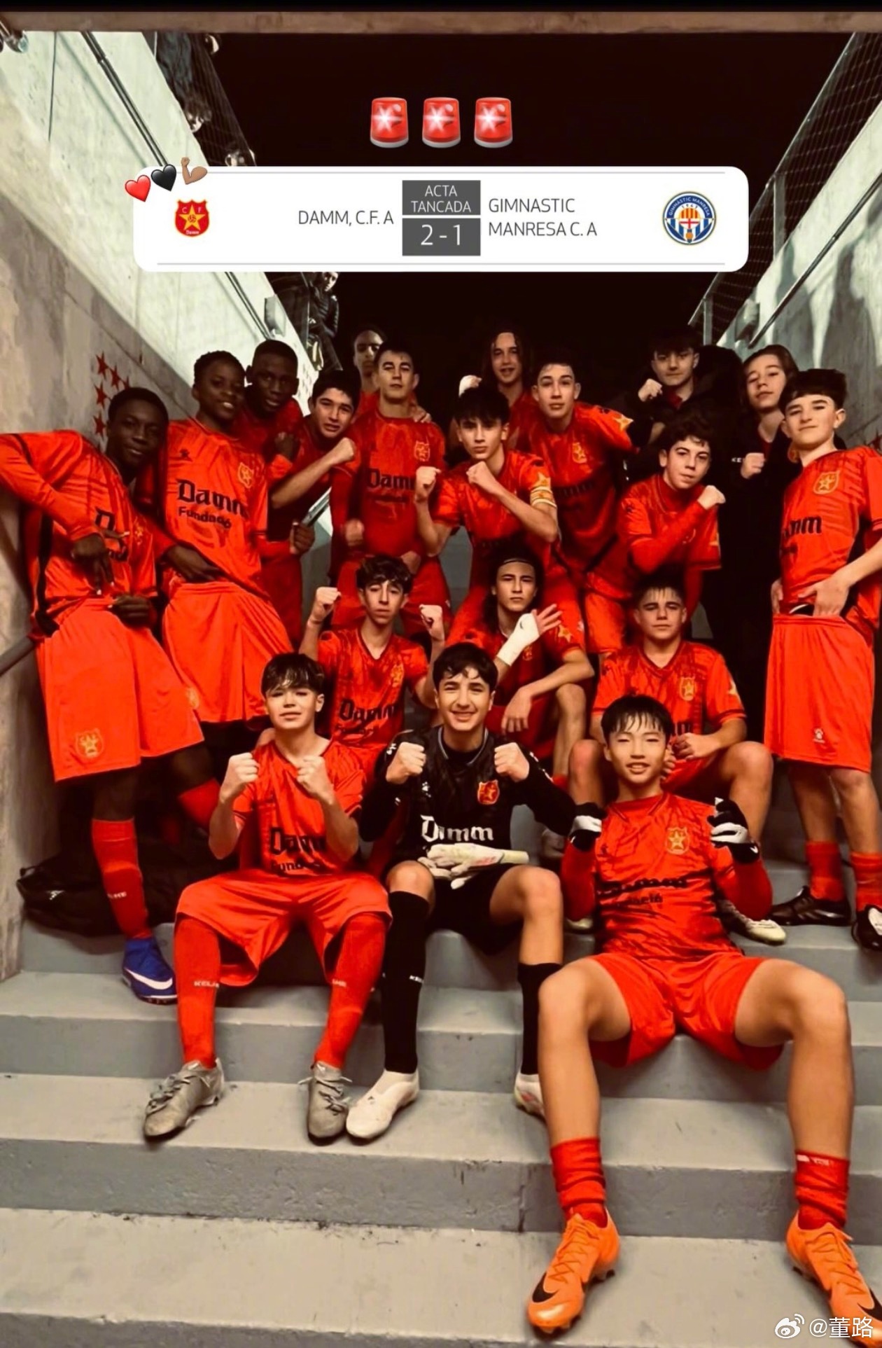 今天凌晨，一场补赛，达姆12主场迎来久违的胜利，2:1击败上周刚刚赢了巴萨的曼雷