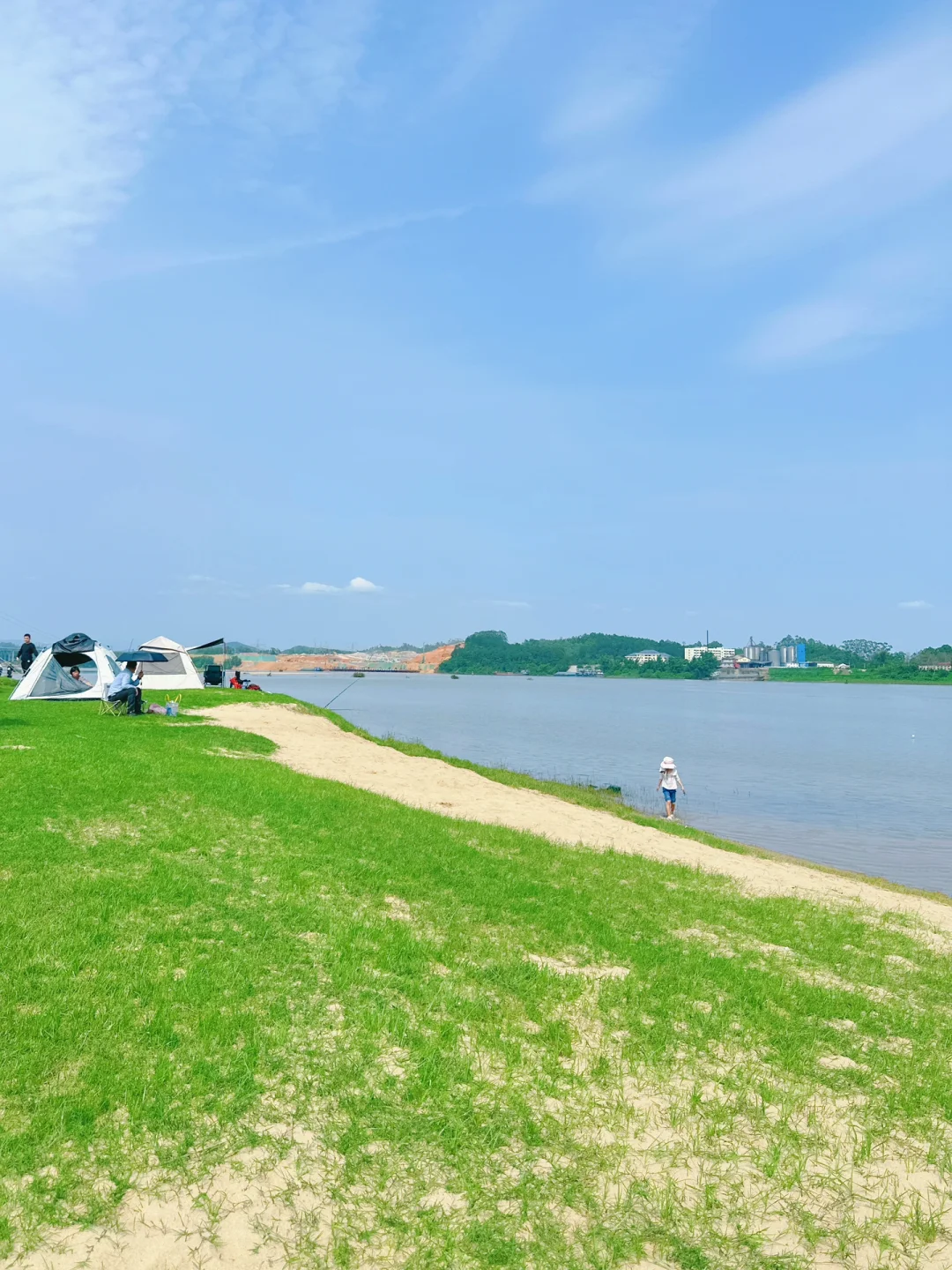 一半沙滩一半草坪🏕️小孩很难不爱！小众免费
