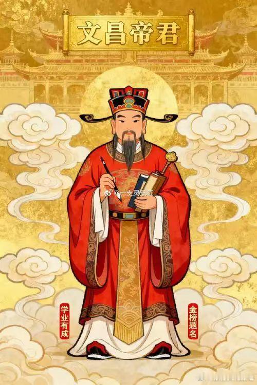 文昌即文昌星，古时认为是主持文运功名的星宿。在周朝为张仲，在汉朝为张良，在晋朝为