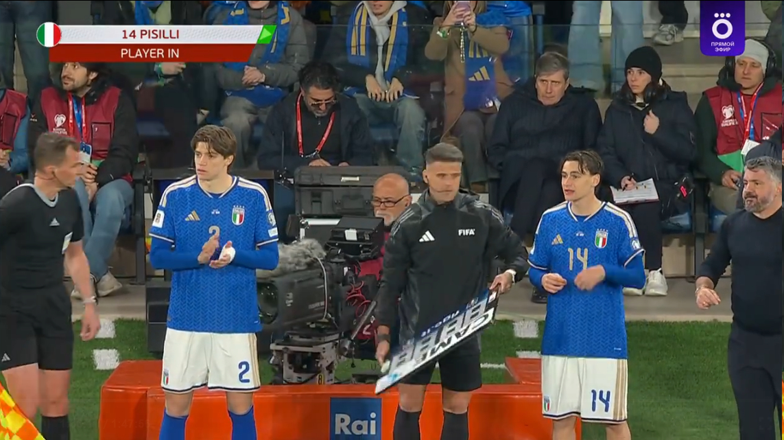 罗体Trotta：皮西利昨天在对阵北爱尔兰时替补出场表现不错，加图索很欣赏他，而