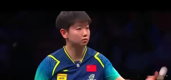 孙颖莎战胜陈梦，晋级重庆赛决赛。说明了几个问题1.两个人势均力敌，谁胜谁负都在情