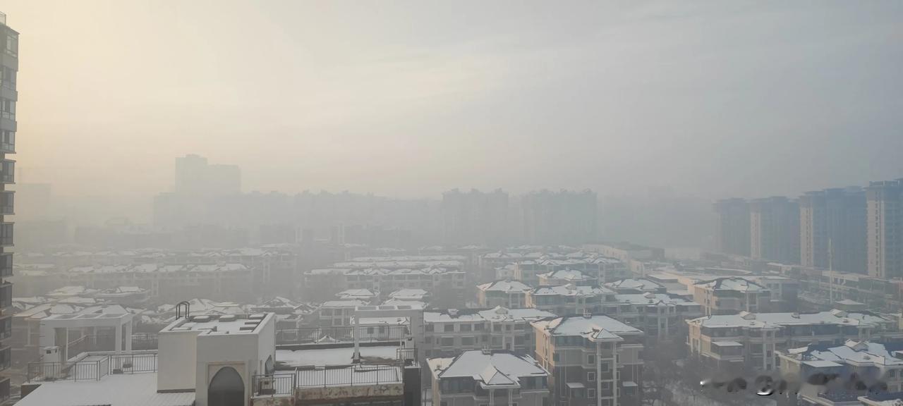 过年好！
一夜的烟火狂欢，
其代价就是这雾蒙蒙的天！