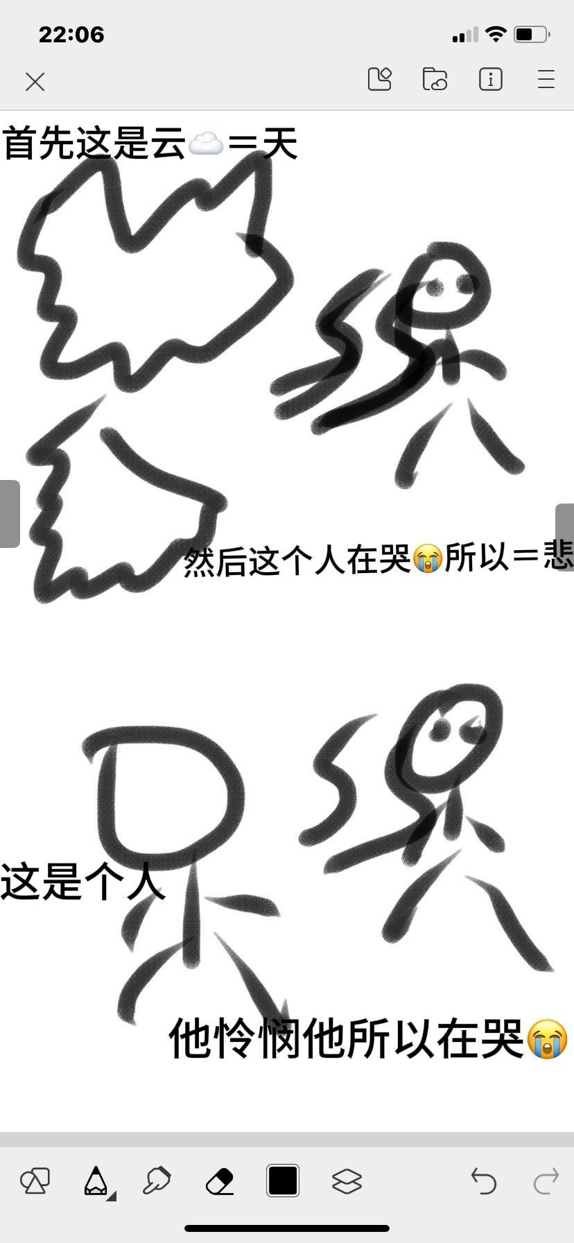 是悲天悯人！还有解析图 猜不出来的看十次网页链接
