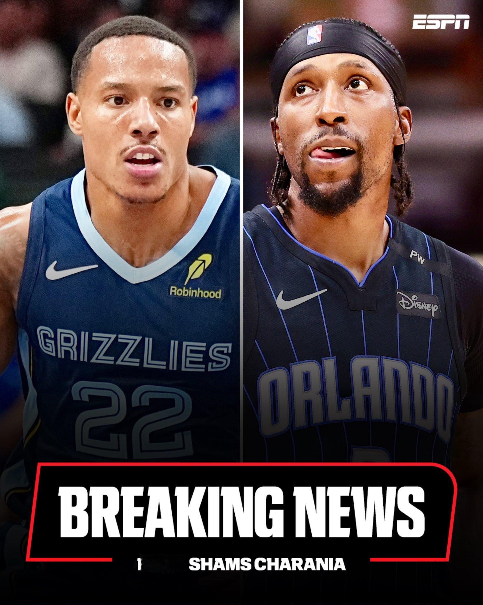 4 首轮 1 互换[衰]BREAKING: The Memphis Grizzl