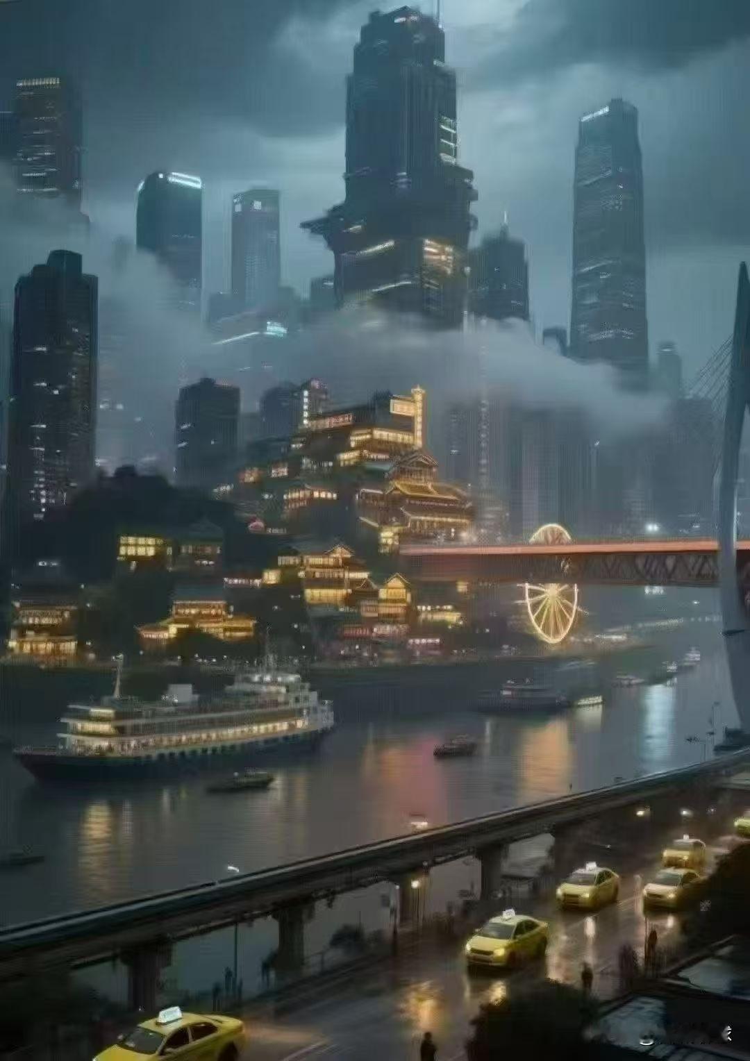 山城重庆，一个云雾缭绕让人流连忘返的城市，网红打卡地到处都是，洪崖洞的夜景、解放