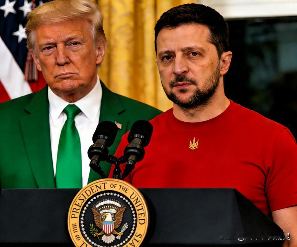 泽连斯基够硬气！死活不答应以土地换和平，特朗普天天施压逼他割地妥协，他就是寸步不