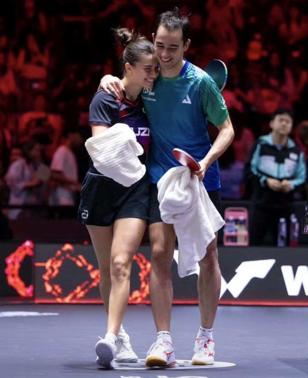 雨果布鲁纳夺得2026WTT新加坡大满贯混双冠军