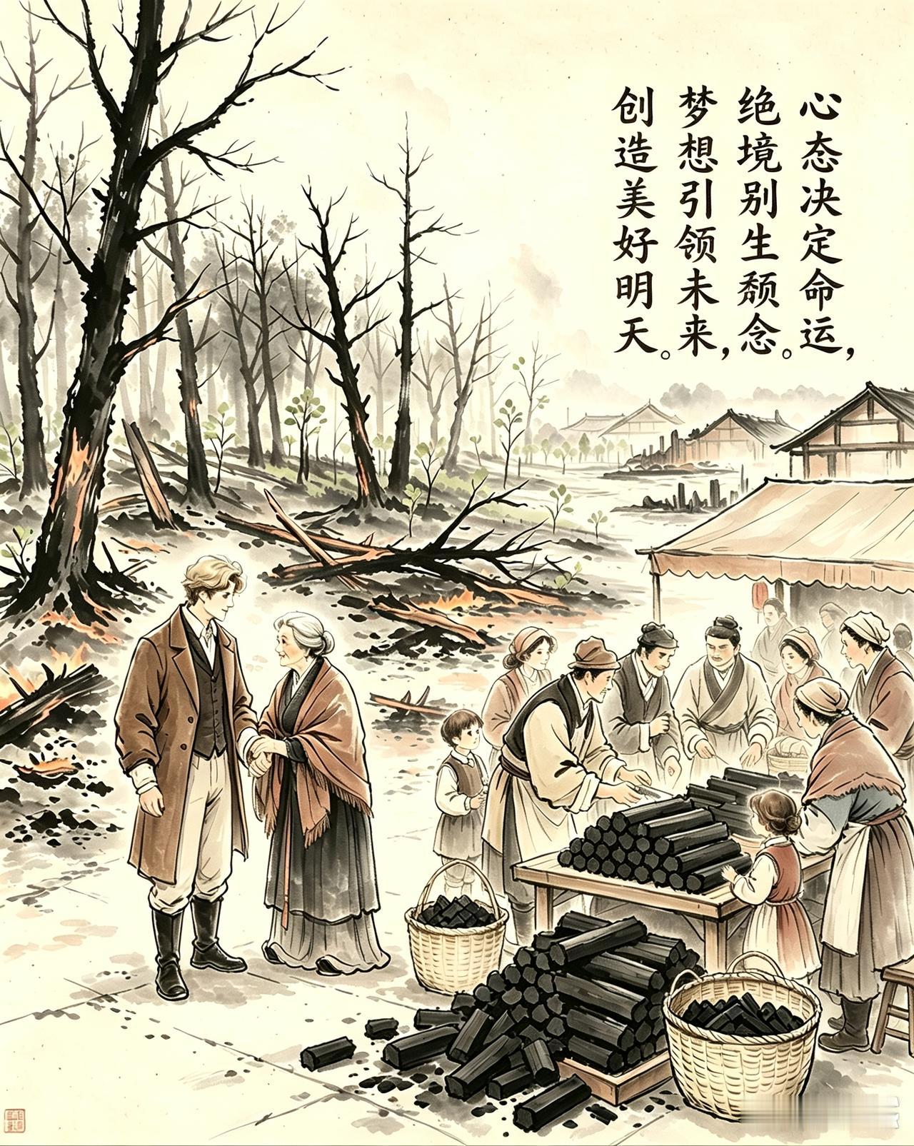 小故事
 
希   望
 
据说保罗·迪克，
继承祖上遗产：
一座面积广大，
美