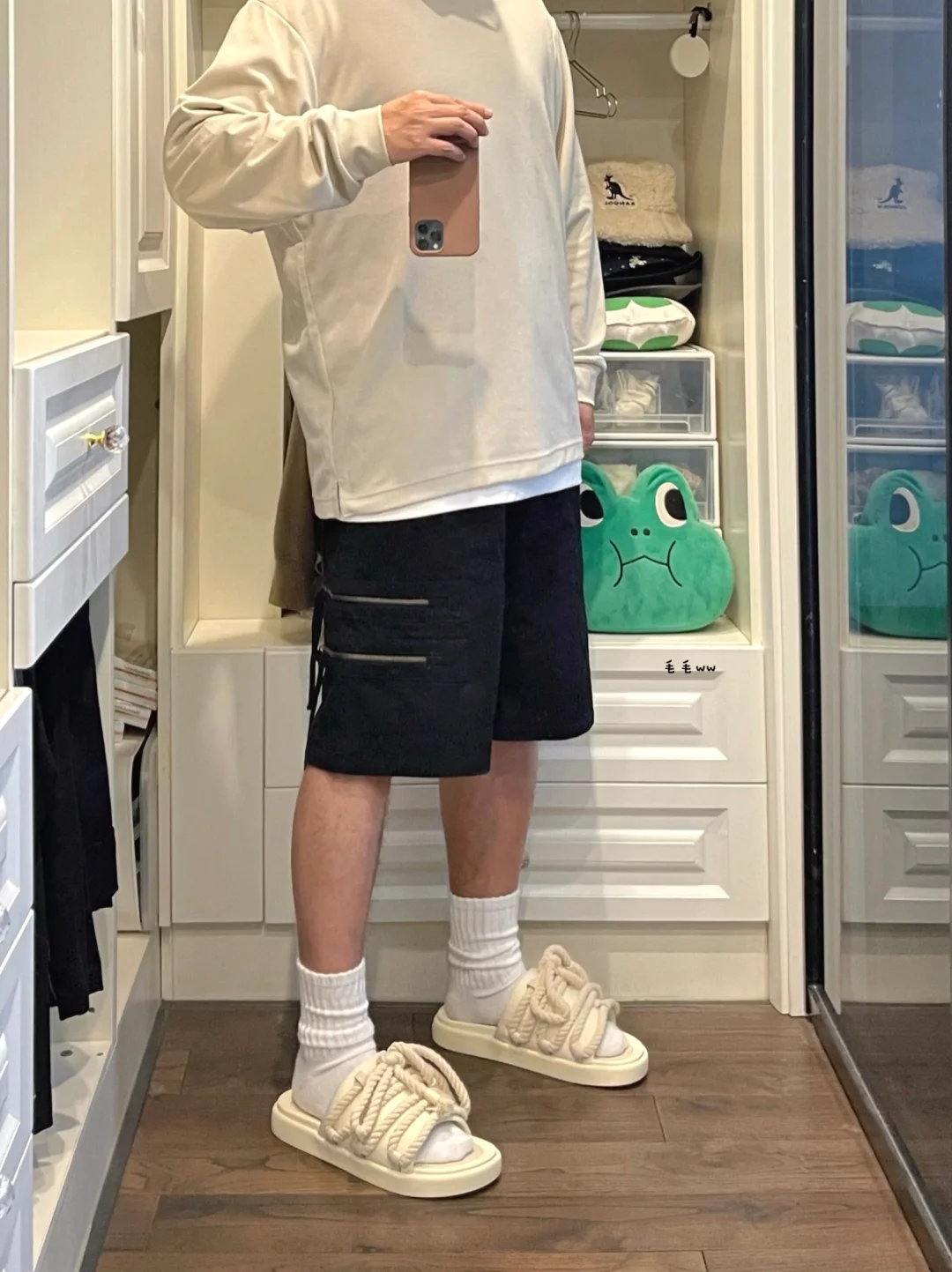 上长下短｜米色系穿搭