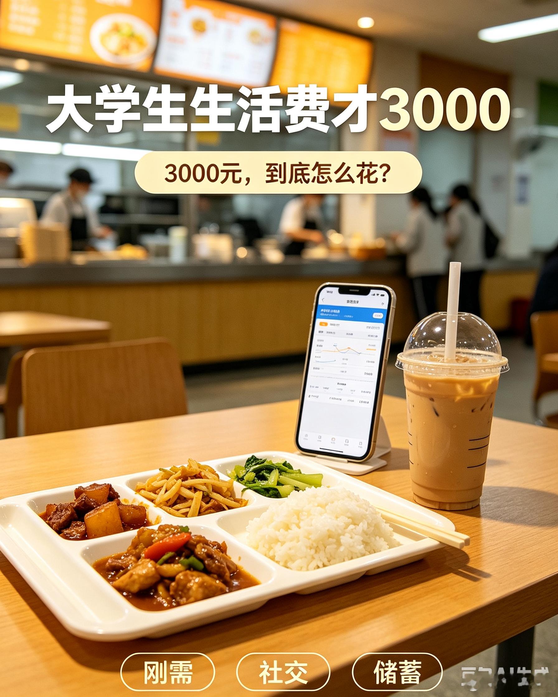 大学生生活费才3000不少网友热议大学生每月3000元生活费到底够不够。对于大部
