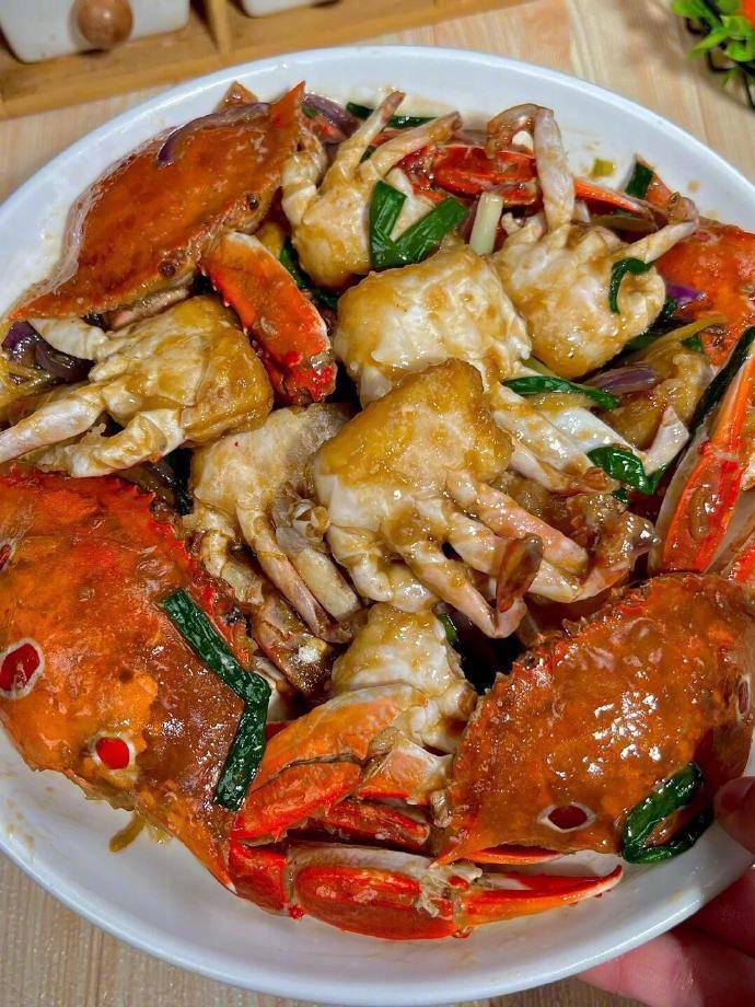 姜葱螃蟹广东人最爱的吃法我的宝藏食谱