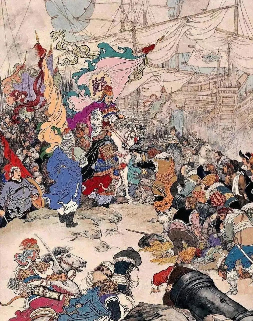 八旗军能够吊打明军？这一战明军，硬碰硬一战击败2万八旗骑兵，重甲步兵和炮兵集团。