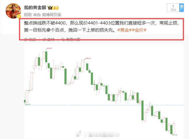 好吧，一心看跌空单却挨打，原本并不看好的多头行情反倒顺利吃到收益。4402多单抵