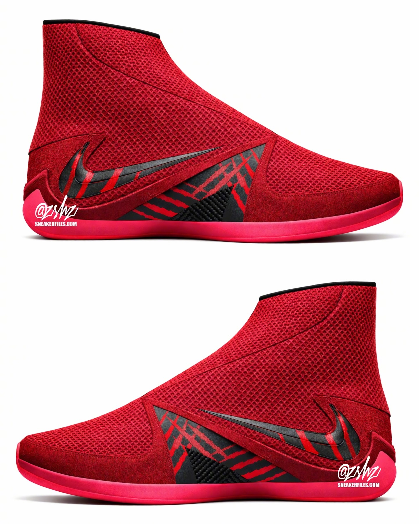 zSneakerHeadz晒出的莫兰特新一代签名鞋Nike Ja 4渲染图，预计