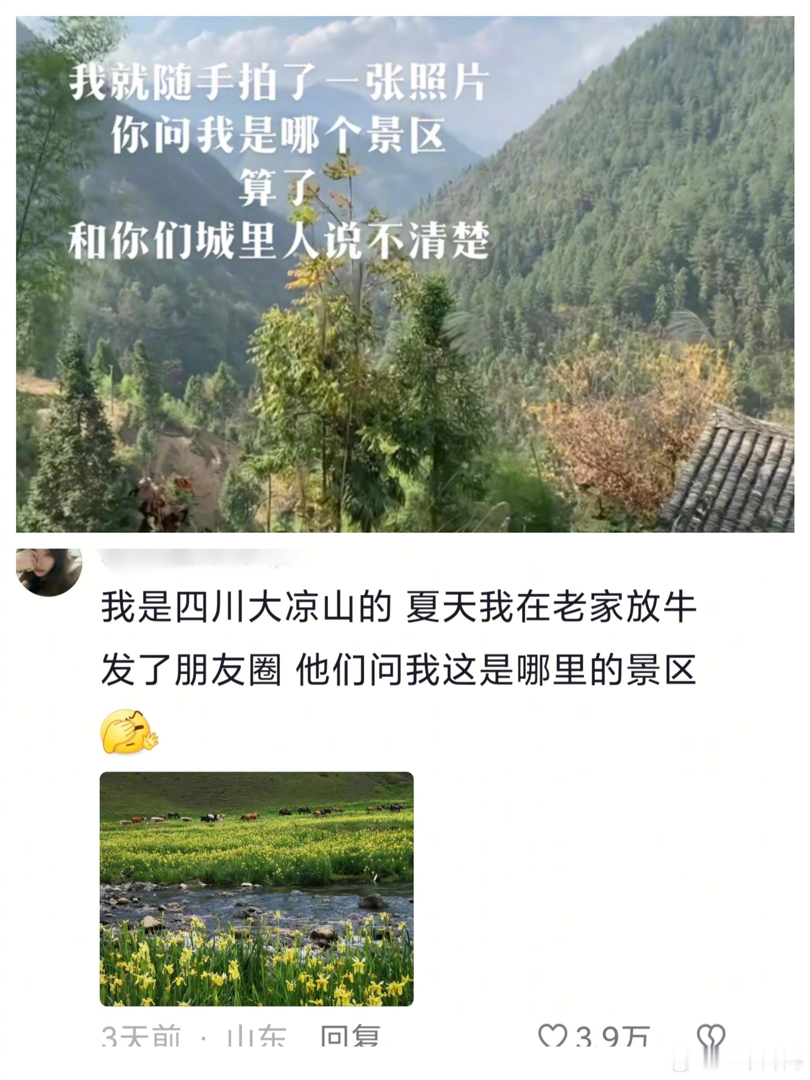 我随手拍了一张照，你问我在哪个景区，算了，跟你们城里人说不清楚 