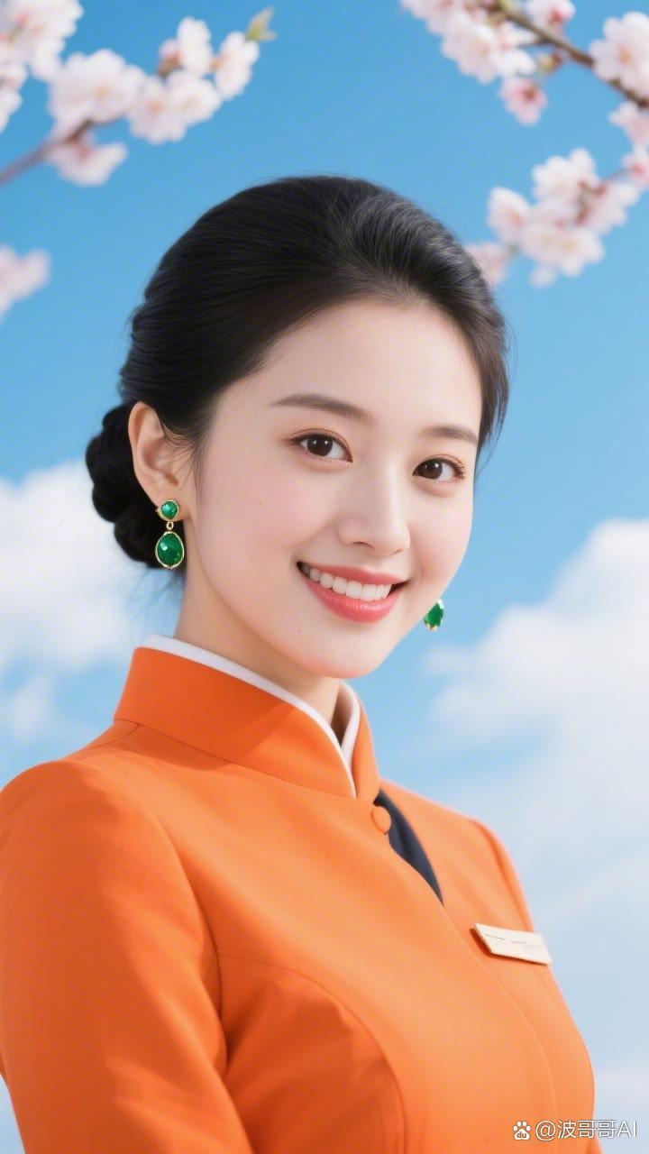 对面小伙长得帅，
姑娘回眸多期待。
但愿他是单身汉，
有缘才是我的菜。