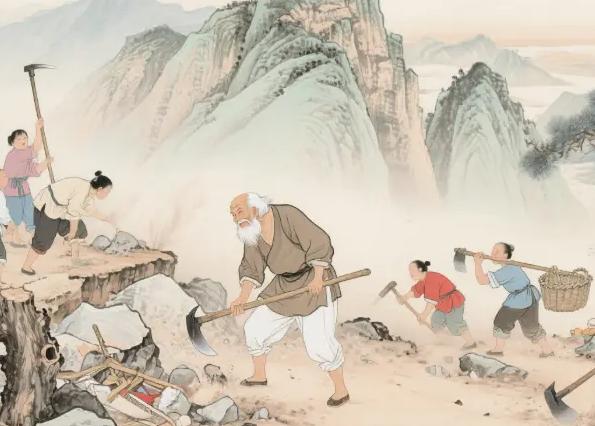 一定要把《愚公移山》从课本里剔除，这课文太可怕了，咱们投票把它否决掉！"这话不是