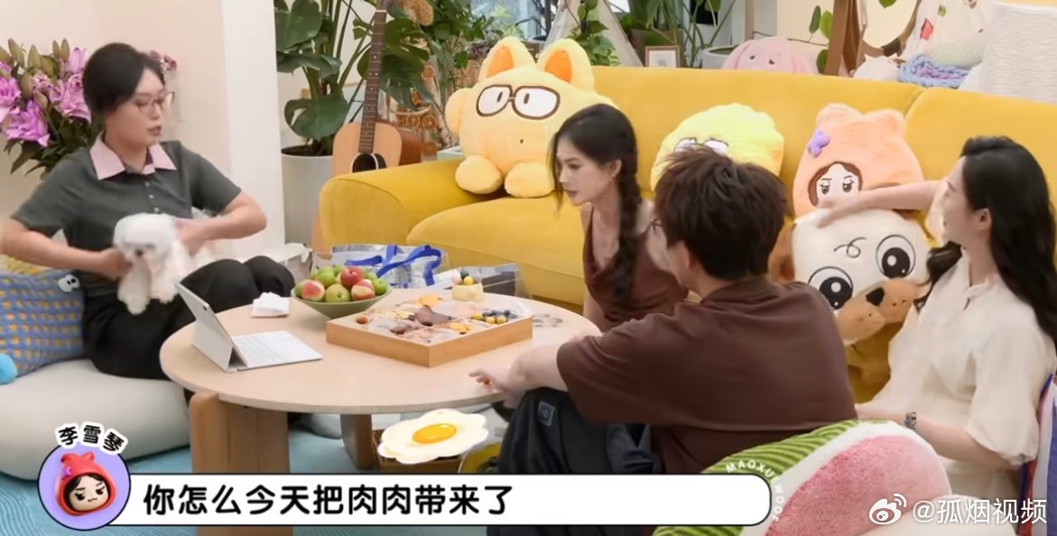李一桐带肉肉参加综艺李一桐带肉肉去毛雪汪李一桐带肉肉参加综艺！好可爱的肉肉 ​​