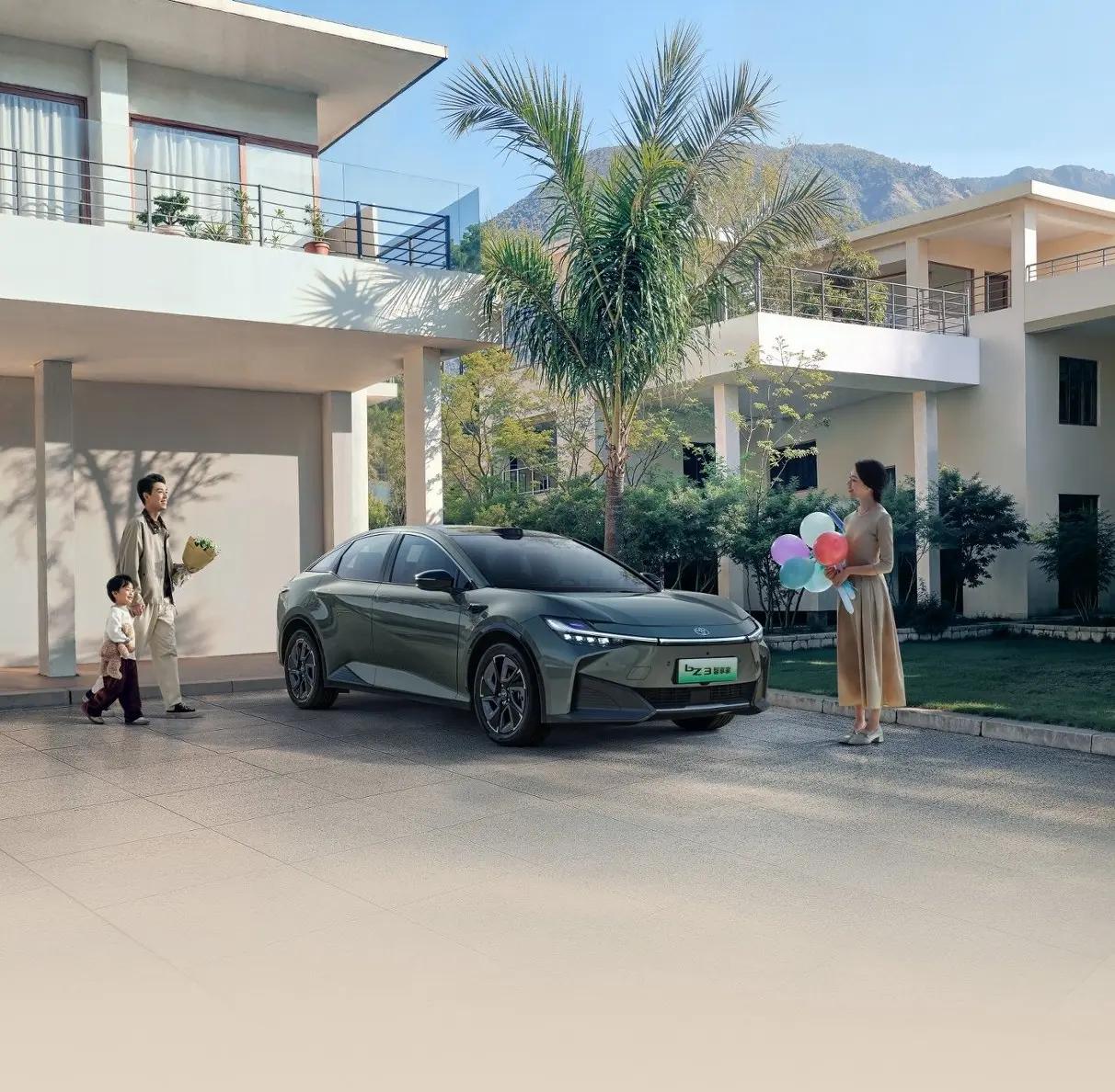 一汽丰田bZ3智享家以“智，享，家”为核心理念，将智能科技与家庭需求完美融合，让