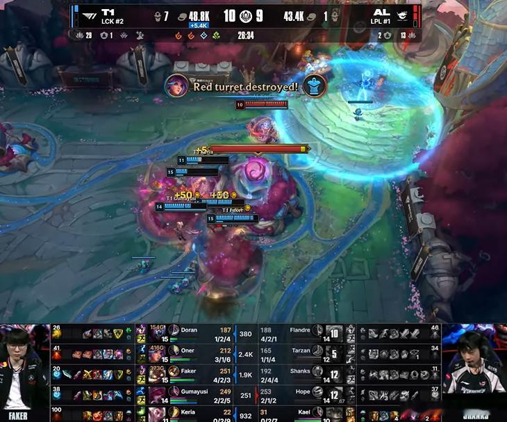 火龙魂翻盘！T1将AL拖进决胜局！T1将AL拖进决胜局T1翻盘ALT1对战AL 