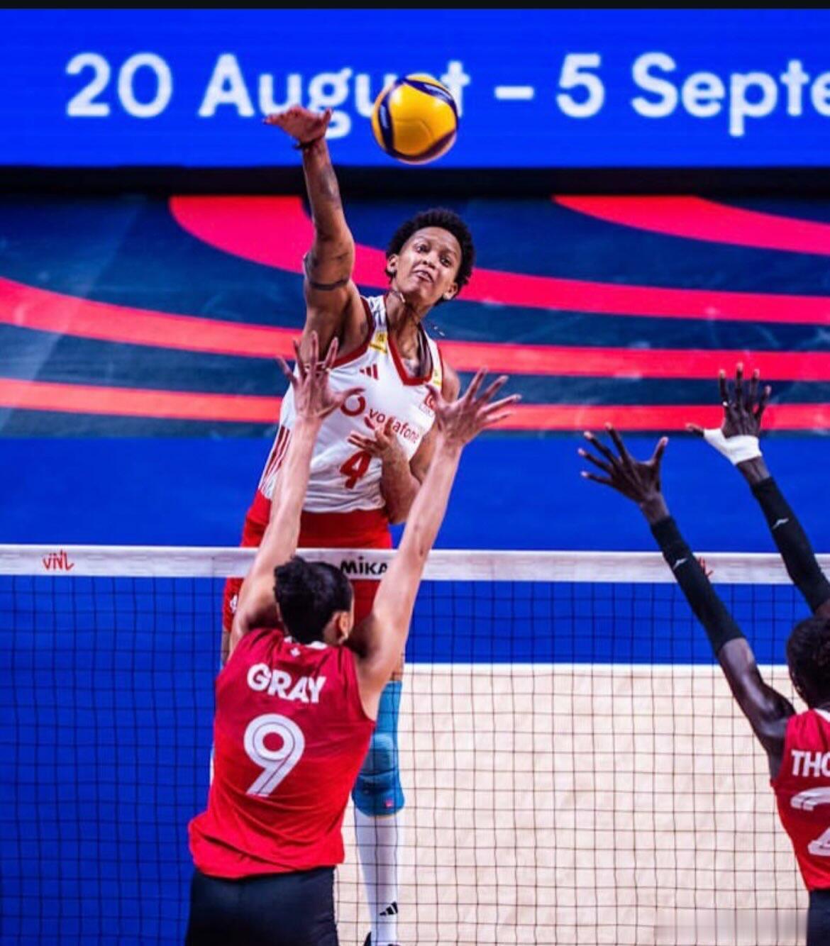 2026 年世界女排联赛总决赛最佳球员（MVP）为土耳其队接应梅丽莎·瓦尔加斯。