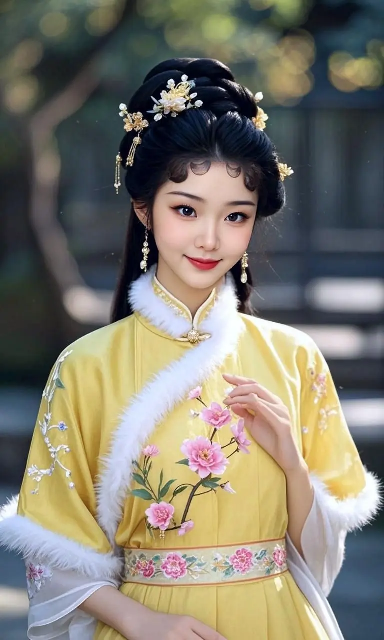 AI黄衫佳人