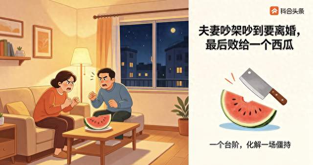 夫妻吵架吵到要离婚，最后败给一个西瓜