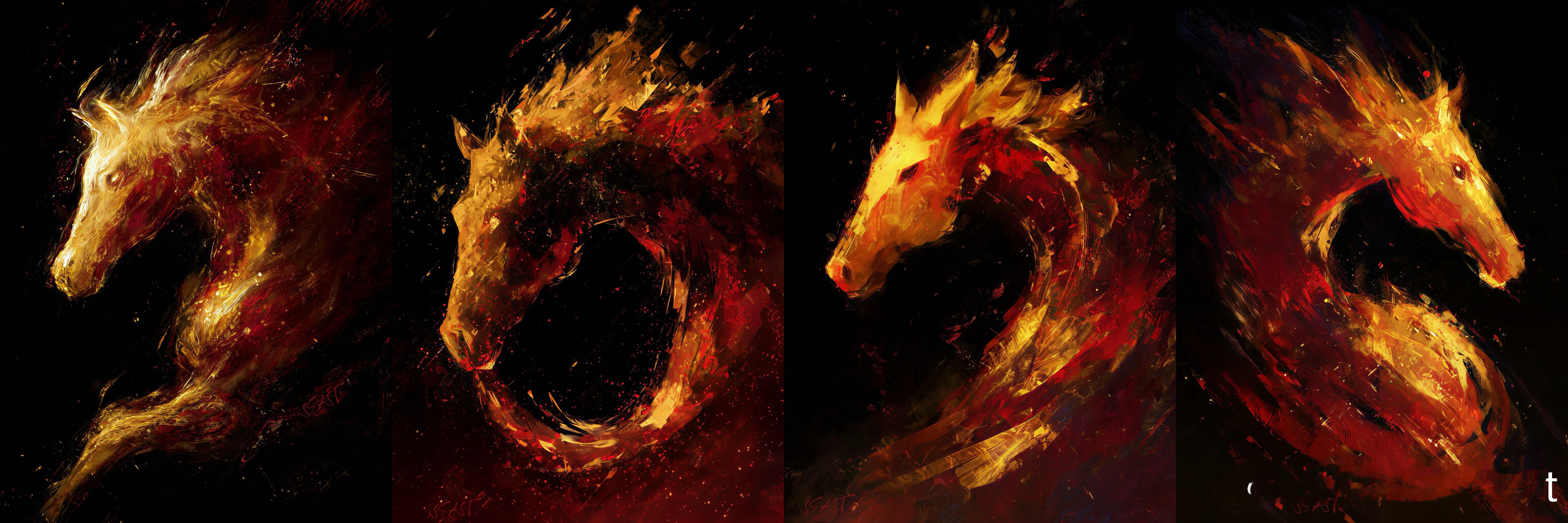 2026新年快乐🎉丙午火马年🔥ai创造营ai绘画 