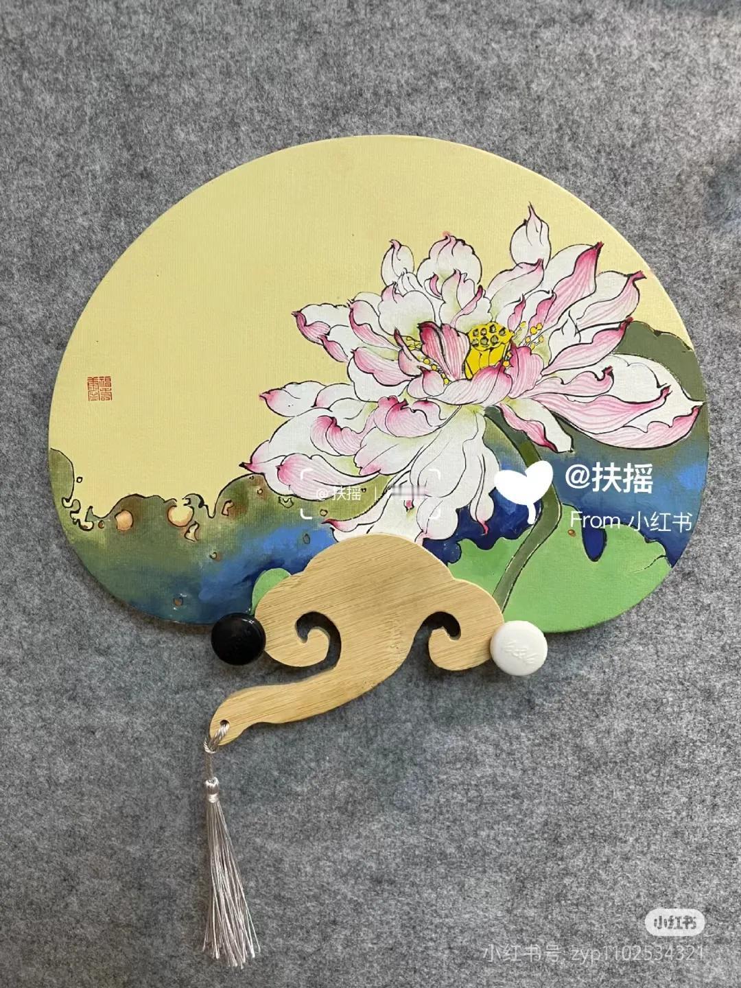 团扇中国画分享，每把都精致有趣呀！(图片来自网络，仅作分享，如有侵权请联系删除哦