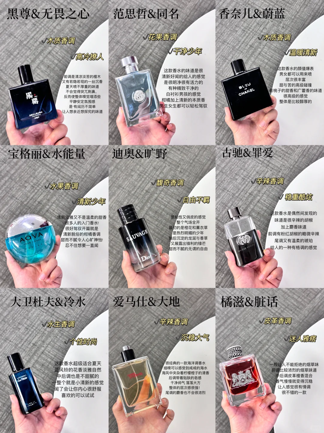 被异性夸过的男士香水！高级平价不踩雷
