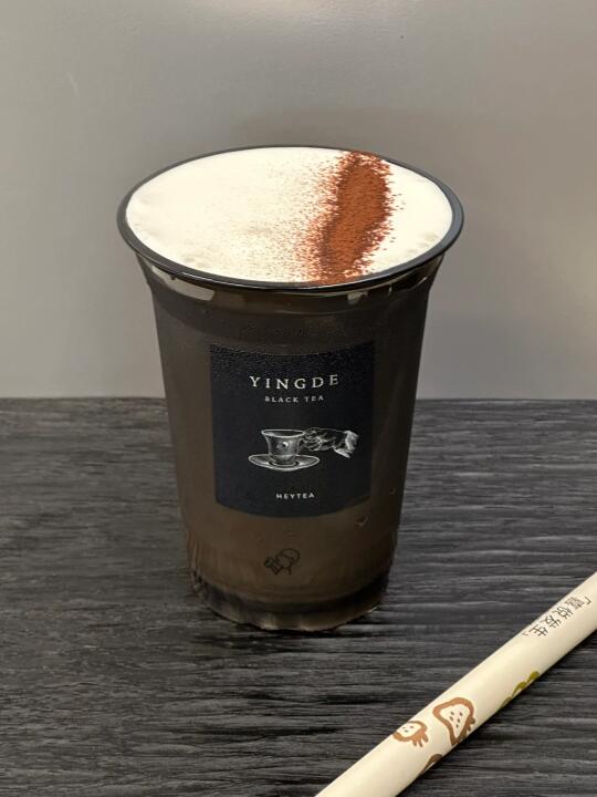 喜茶芝士糯糯摇身一变成了Yingde black tea