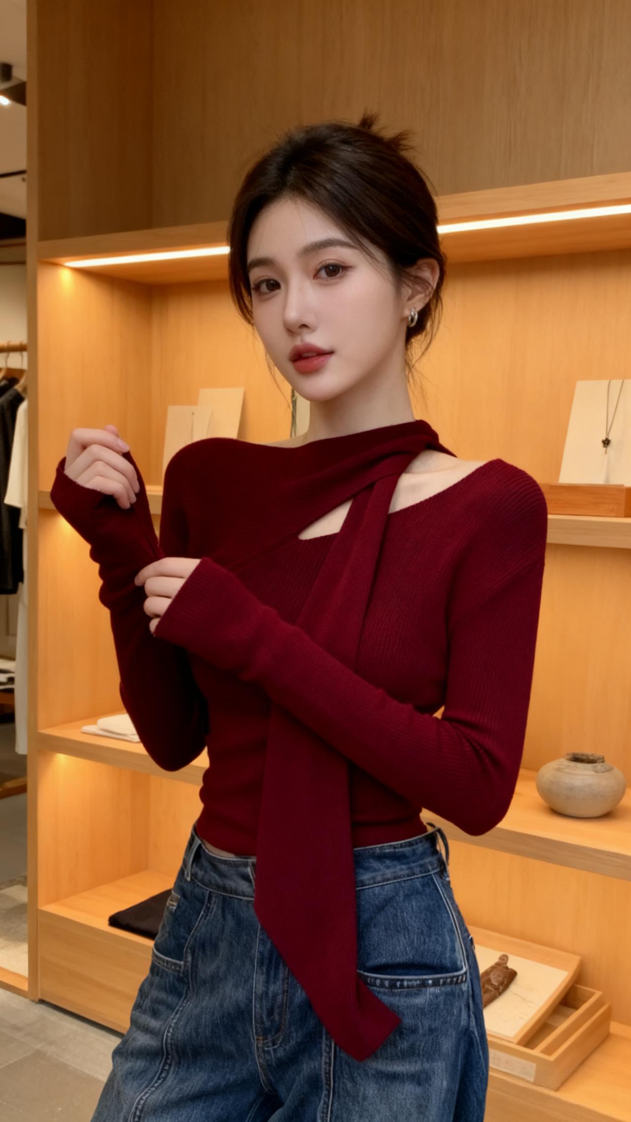 上衣穿搭 温柔穿搭 韩系穿搭 优雅气质 时髦穿搭