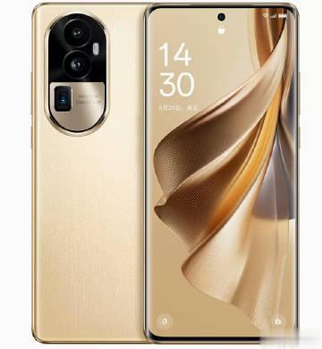 外观来了，OPPO Reno10系列。

全系曲面屏，居中挖孔，椭圆形后置设计。