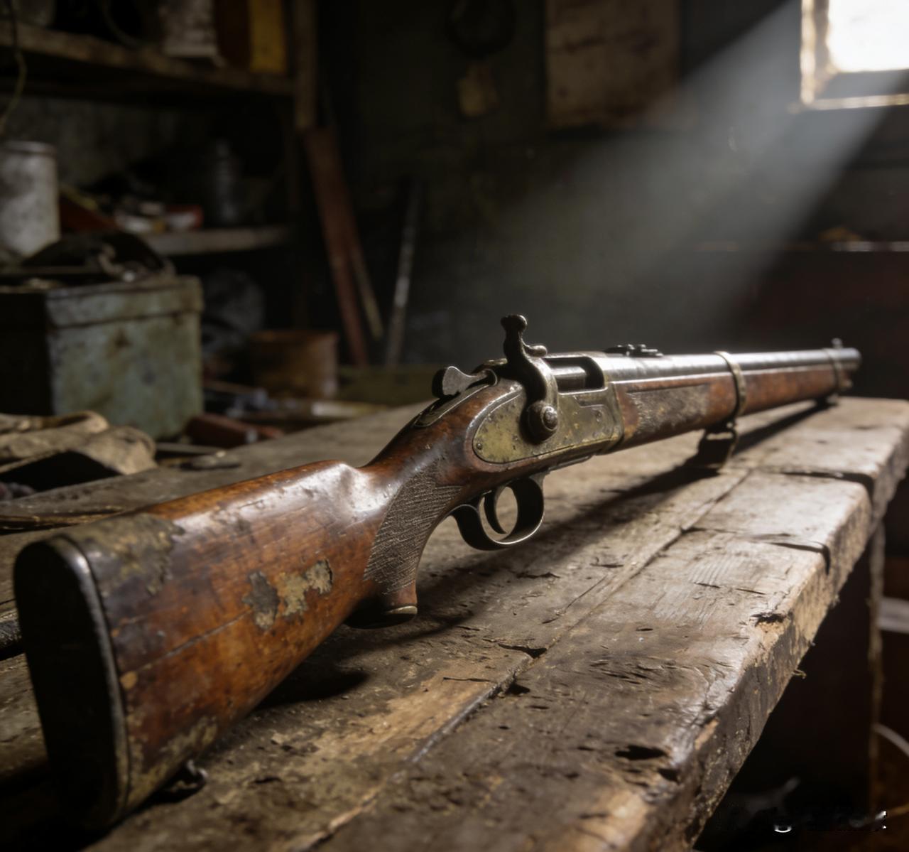 兰村村民肖伍仔有一把祖传的猎枪，是他爷爷留下的。据说抗日战争时期，这把枪还曾打死