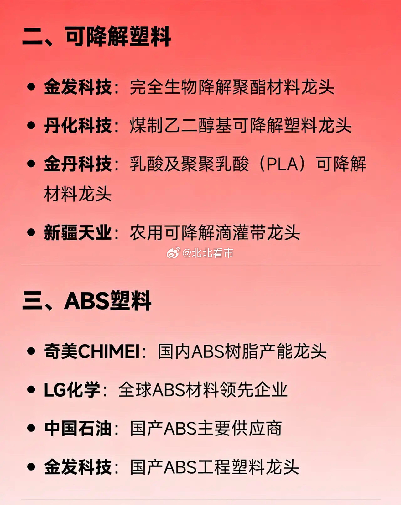 塑料概念相关领域的龙头企业汇总一、改性塑料金发科技：全球改性塑料龙头国恩股份：家
