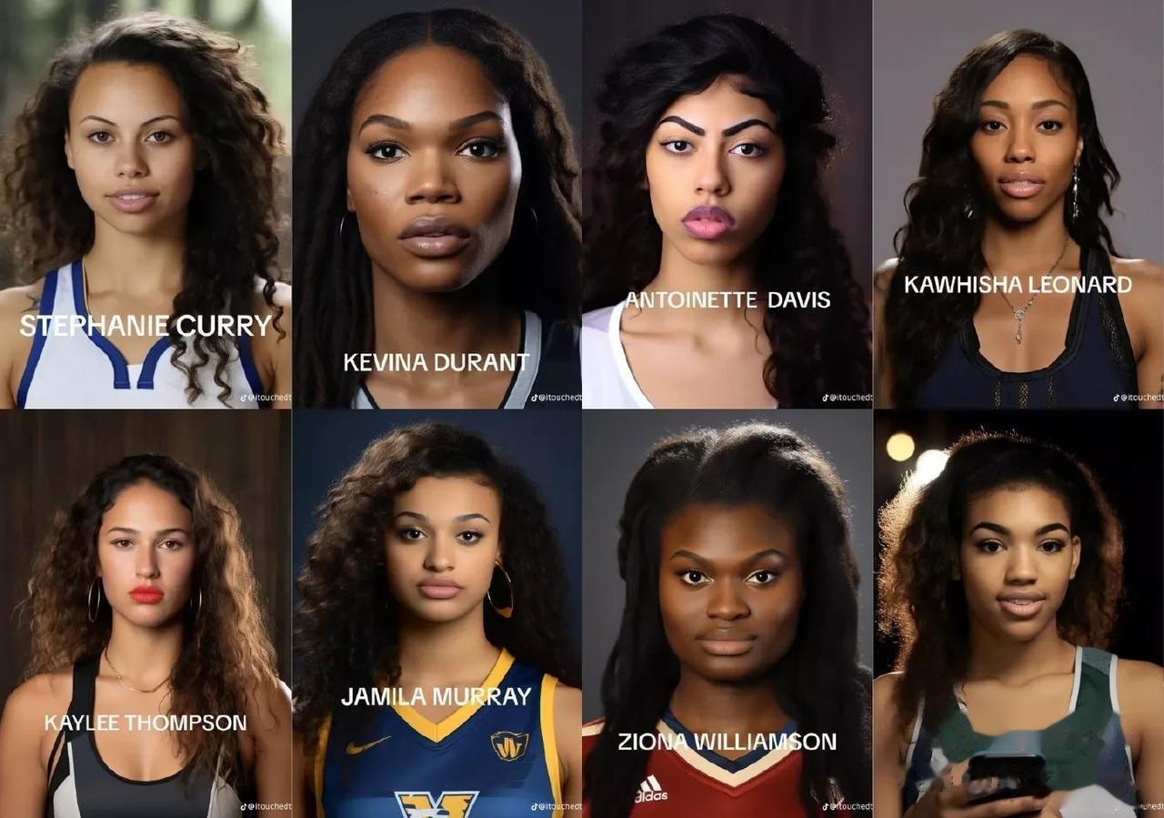 球迷讨论:NBA球星如果是女性 你能秒认出谁？ ​
在当今NBA联盟中，有着几百