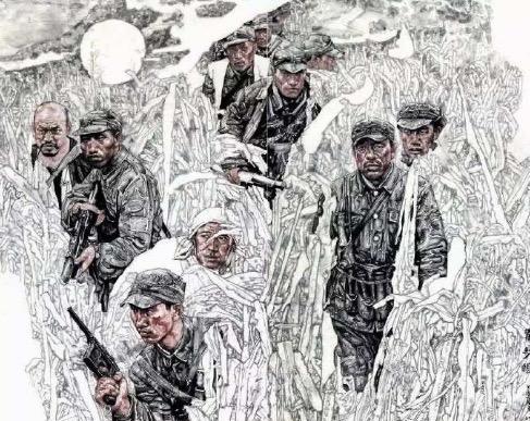 1942年，河北深山的悬崖上，为了躲避日军搜捕，50多名八路军藏在18个山洞中，