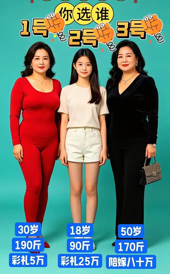 从三个美女里，好好看，
精细挑，你选谁？按照美女排行 世上美女多